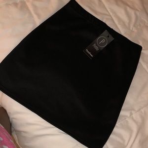 Black Petite Mini Skirt